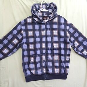 BROOKLYN UNLIMITED Men's XL Full Zippered Vintage Corded Hoodie NWOT